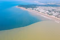 Lý do nước biển Sầm Sơn đổi màu