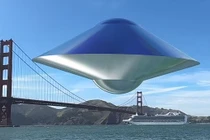 Giật mình máy bay điện có thiết kế giống hệt UFO