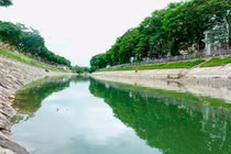 Vì sao sông Tô Lịch nhiều lần chuyển màu bất thường?