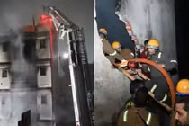 Cháy nhà 4 tầng ở Ấn Độ, gia đình 5 người tử vong thương tâm