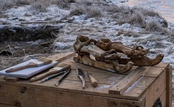 Tìm thấy giày trượt băng làm từ xương ngựa, chuyên gia ngạc nhiên tột độ