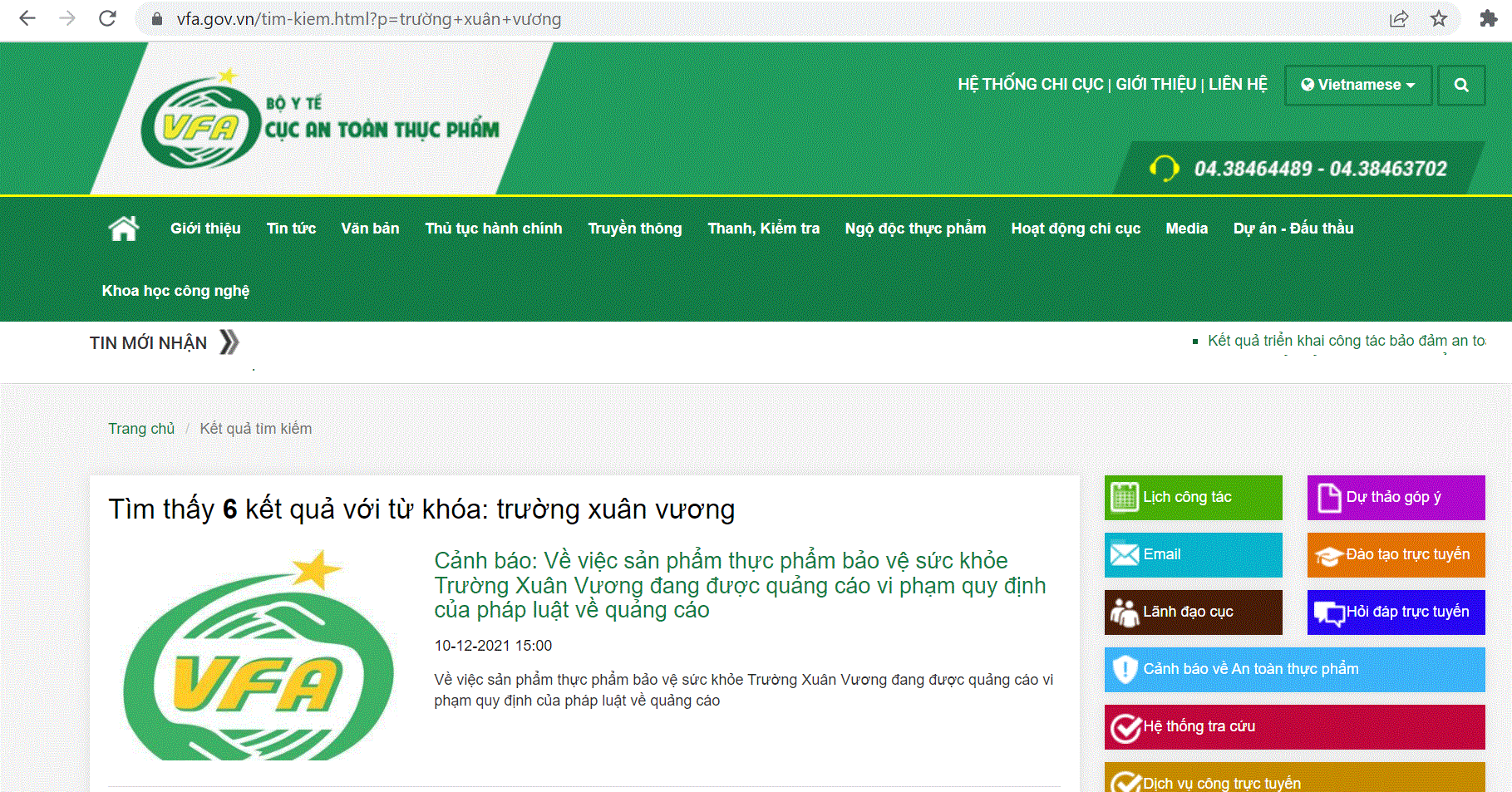 Cục An toàn thực phẩm liên tiếp đưa ra cảnh báo.