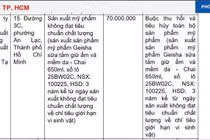 Công ty Tạ Minh Quang bị xử phạt 70 triệu vì vi phạm chất lượng mỹ phẩm 