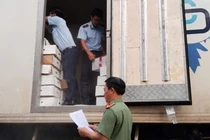 Tiêu huỷ 520 kg thịt gà, thịt heo đông lạnh nhập lậu