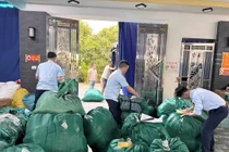 Một cơ sở kinh doanh quần áo không rõ xuất xứ ở Ninh Bình bị phạt 45 triệu