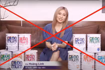 MC Hoàng Linh quảng cáo sữa giả thế nào... phạt 107,5 triệu?