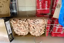 Thái Bình tiêu hủy trên 300 kg thực phẩm đông lạnh "bẩn"