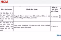 Xử phạt Công ty Hoàng Anh LT và nhiều bác sĩ khám chữa bệnh trái phép 