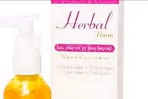 Gel tắm và vệ sinh Herbal Nano bị thu hồi do không đúng công thức