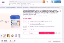 Sàn thương mại điện tử gỡ bỏ sữa ByHeart nhiễm khuẩn gây ngộ độc