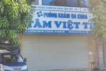 Sở Y tế Thanh Hoá xử phạt Phòng khám Đa khoa Tâm Việt TH 135 triệu 