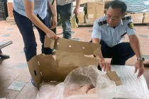 Hà Nội thu giữ gần 1 tấn chân gà, thịt trâu bẩn 