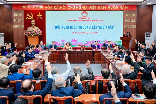Đoàn Chủ tịch Ủy ban Trung ương MTTQ Việt Nam tổ chức Hội nghị hiệp thương lần thứ nhất