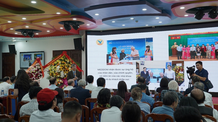 Giáo sư, Tiến sĩ, Anh hùng Lao động Nguyễn Anh Trí chia sẻ về quá trình chuẩn bị và hoạt động của Trưng bày