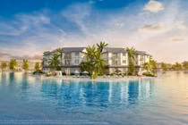 Những căn biệt thự Vịnh Ngọc đều sở hữu đặc quyền bãi biển riêng phía sau nhà