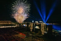 Mãn nhãn màn trình diễn drone lớn nhất từ trước tới nay tại Tây Ninh