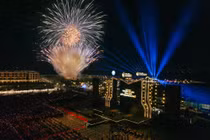 Mãn nhãn màn trình diễn drone lớn nhất từ trước tới nay tại Tây Ninh