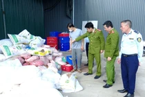 Công an Ninh Bình phát hiện hơn 2 tấn mỡ, bì lợn không rõ nguồn gốc, bốc mùi 