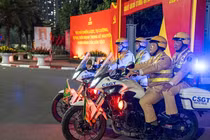 CSGT Hà Nội đảm bảo an ninh, trật tự chào mừng Đại hội Đảng lần thứ XIV