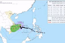 Bão số 15 Koto suy yếu trước khi vào Nam Trung Bộ