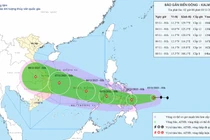 Bão Kalmaegi tiến gần Biển Đông và còn mạnh thêm 
