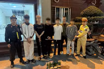 Công an Hà Nội bắt giữ nhóm mang hung khí chuẩn bị đánh nhau