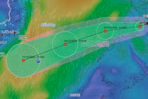 Áp thấp nhiệt đới sức gió giật cấp 8, dự báo tốc độ nhanh hơn