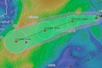 Áp thấp nhiệt đới sức gió giật cấp 8, dự báo tốc độ nhanh hơn