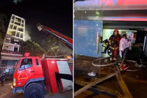 Cháy nhà nghỉ ở Hà Nội, tạm giữ một người nghi phóng hỏa