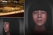 Ngỡ ngàng gương mặt phục dựng của nữ tu sĩ Ai Cập cổ đại