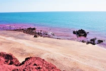 Đảo Hormuz và hiện tượng biển đỏ sau mưa: Bí ẩn và vẻ đẹp hoang sơ
