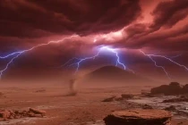 NASA ghi nhận tia sét nhỏ trong bụi bão trên sao Hỏa