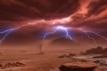 NASA ghi nhận tia sét nhỏ trong bụi bão trên sao Hỏa