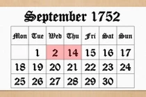 Vì sao nước Anh 'bốc hơi' 11 ngày tháng 9 năm 1752