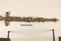 Sinh viên cao học tình cờ tìm thấy thanh kiếm cổ dưới biển