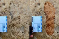 Phát hiện dấu chân cổ xưa trên bãi biển Scotland