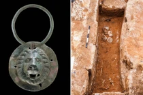 Mở mộ cổ 1.900 tuổi, phát hiện cổ vật "lạ" hình đầu sư tử 