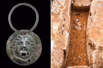 Mở mộ cổ 1.900 tuổi, phát hiện cổ vật "lạ" hình đầu sư tử 