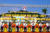 Khánh thành 2 trường học phổ thông nội trú vùng biên ở Hà Tĩnh