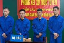 Rủ nhau sử dụng ma tuý, 4 thanh niên lĩnh gần 31 năm tù