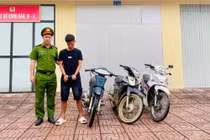 Bắt “nóng” kẻ gây ra hàng loạt vụ trộm xe máy ở Hà Tĩnh