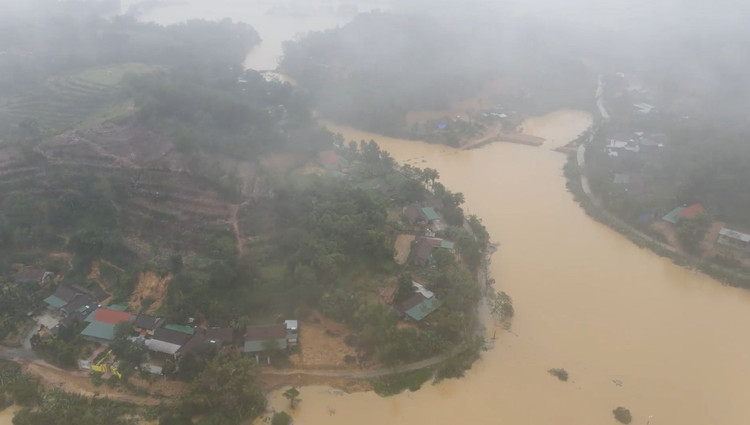 toàn cảnh ngập lụt