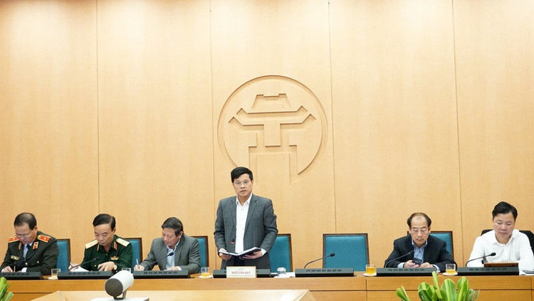 Phó Chủ tịch UBND TP Ngô Văn Quý kết luận Hội nghị.