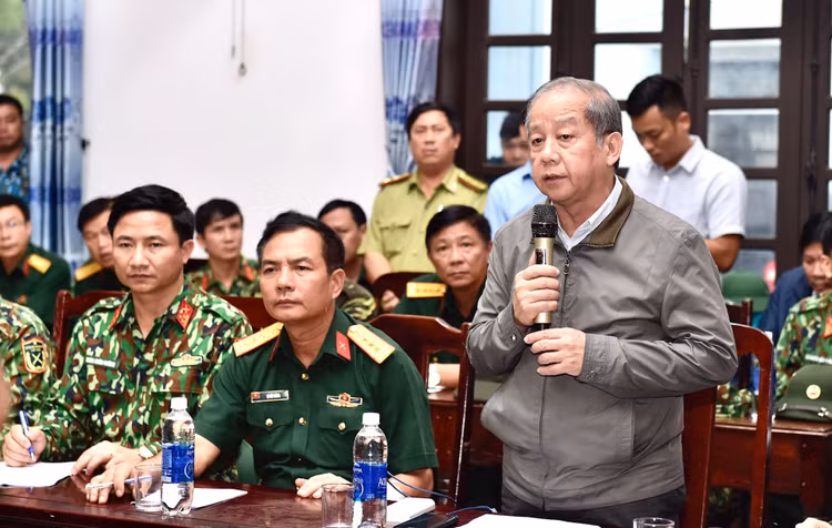 Chủ tịch UBND tỉnh Thừa Thiên - Huế Phan Ngọc Thọ phát biểu tại cuộc họp. - Ảnh: VGP/Nhật Bắc