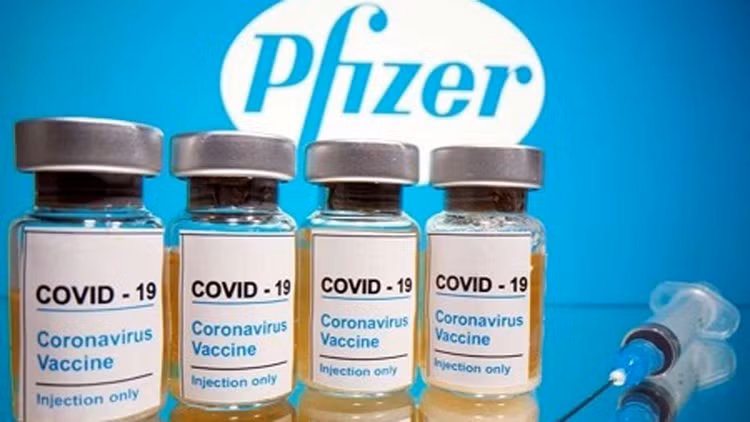 Vaccine ngừa Covid-19 của Pfizer. Ảnh minh họa: KT