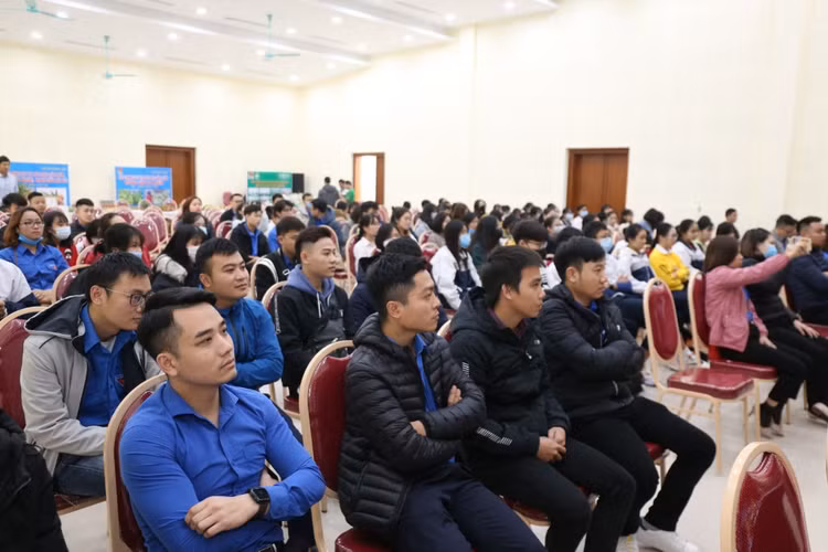 Chương trình thu hút sự quan tâm của đông đảo bạn trẻ 