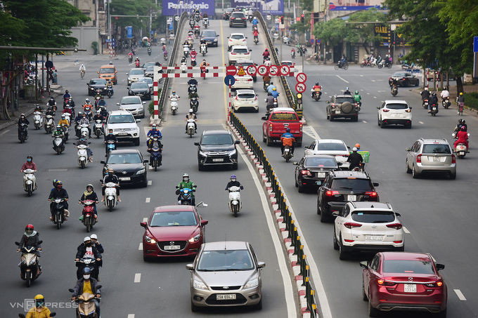 Đường phố khu trung tâm Thủ đô Hà Nội. Ảnh: Giang Huy