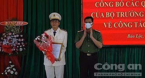 Bộ trưởng Công an điều động, bổ nhiệm lãnh đạo Công an 4 địa phương - ảnh 1