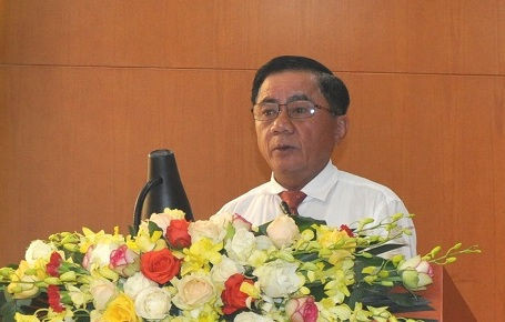 Đồng chí Trần Cẩm Tú phát biểu tại Đại hội. Ảnh UBKTTW