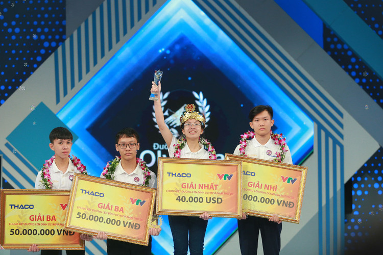 Thắng áp đảo đối thủ, nữ sinh Ninh Bình vô địch Đường lên đỉnh Olympia 2020 - 1